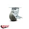Service Caster 4 Inch Thermoplastic Rubber Swivel Caster with Roller Bearing and Brake SCC SCC-30CS420-TPRRF-TLB - alternate 2